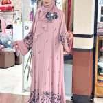 Dusty pink crystal Borka