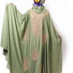 OLIVE 7  GOJ BRIDAL ABAYA