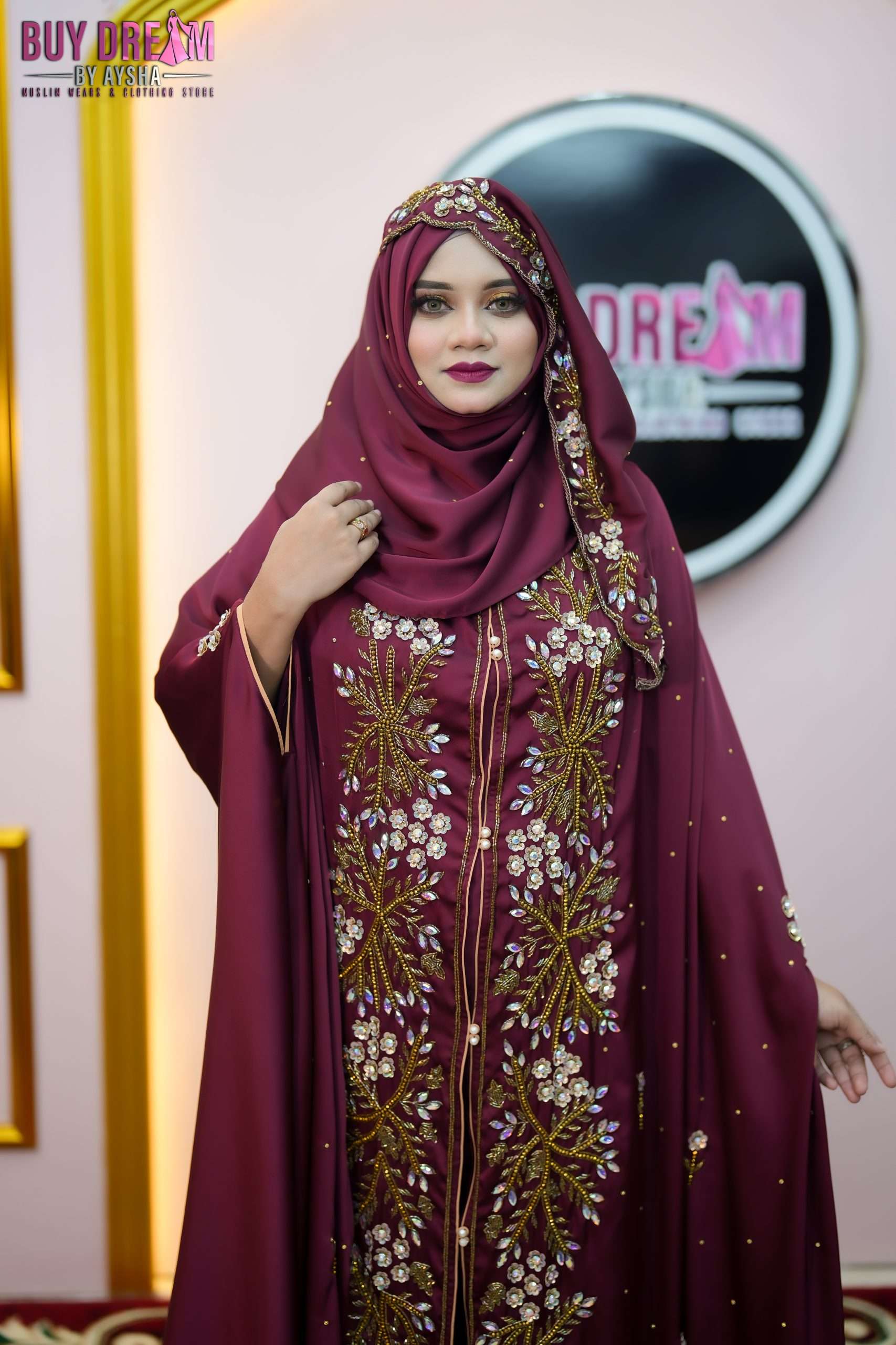EXCLUSIVE BRIDAL POCKET ABAYA - Image 2