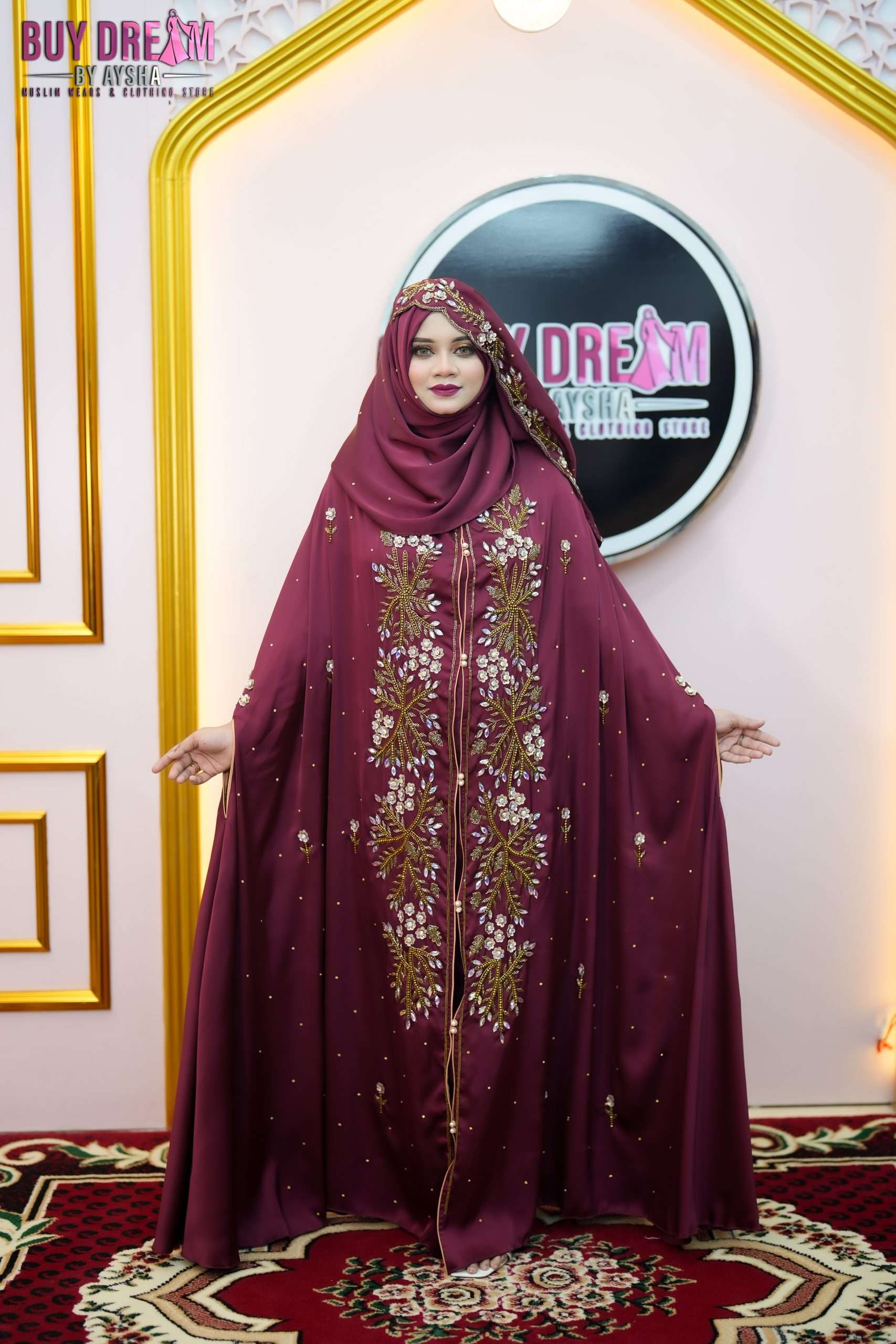 EXCLUSIVE BRIDAL POCKET ABAYA - Image 3