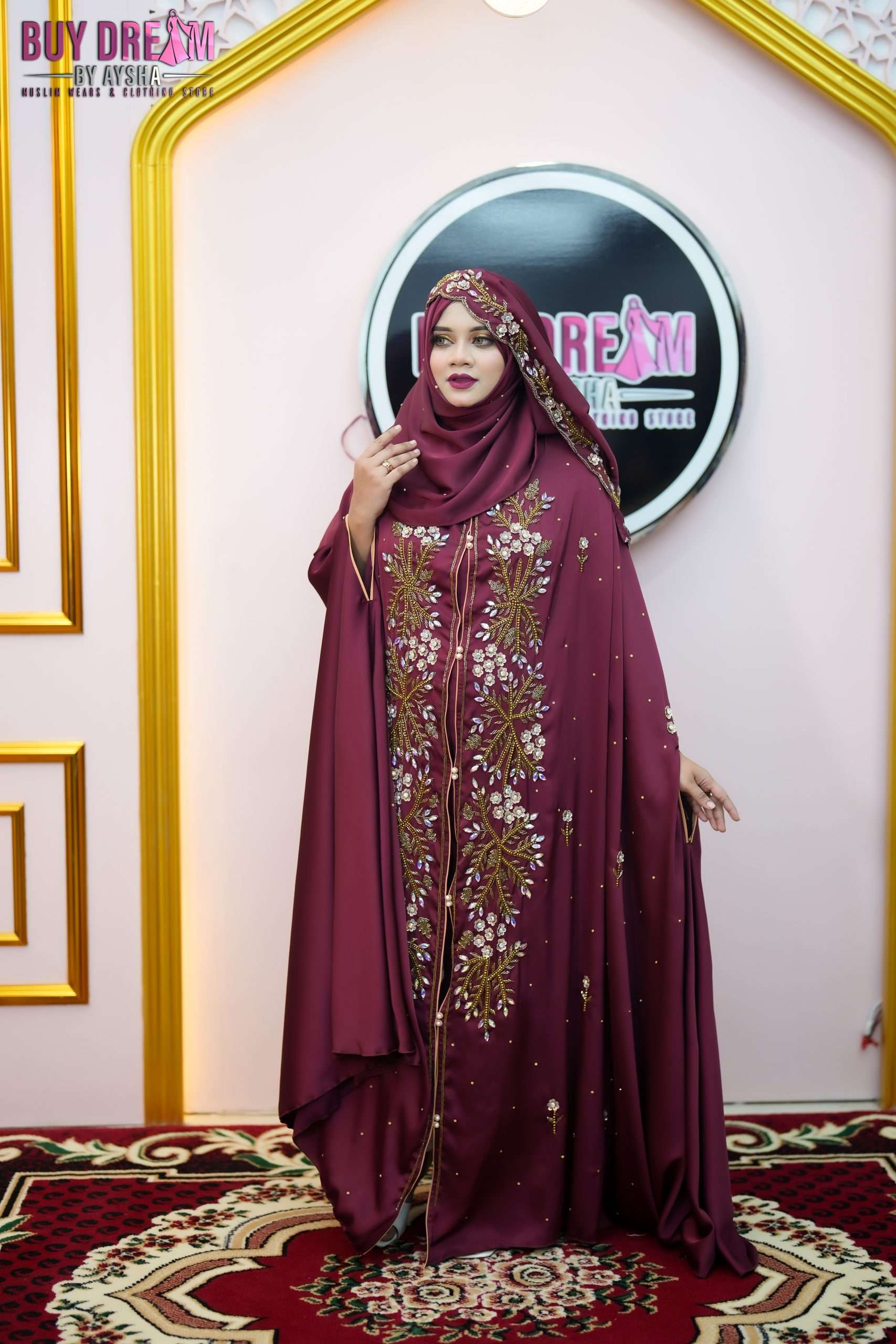 EXCLUSIVE BRIDAL POCKET ABAYA - Image 4